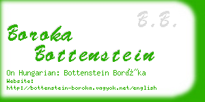 boroka bottenstein business card